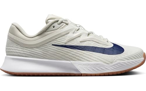Nike Vapor Pro 3 Women's Hard Court Tennis Shoes (FZ2158-100, Summit White/Light Bone/Phantom/Binary Blue) Size 10.5
