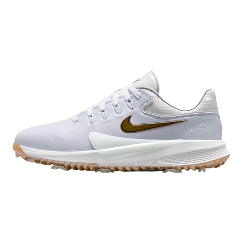 Nike Victory Pro 4 Golf Shoes (White/Metallic Gold) Size 11