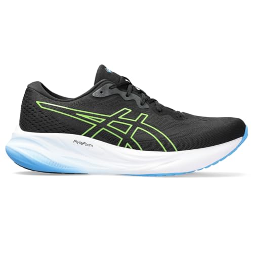 ASICS Men's Gel-Pulse 15 Running Shoe, 13, Black/Electric Lime