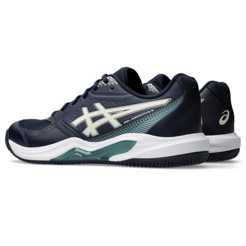 ASICS Men's Gel-Dedicate 9 Clay Tennis Shoes, 9, Midnight/Oatmeal