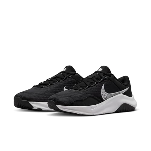 Nike Men's Legend Essential 3 Next Nature Running Shoes Black | White Size 12 Medium