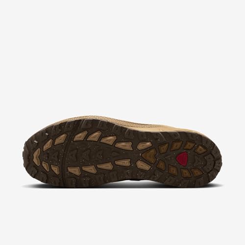 Nike ACG Air Exploraid Men's Shoes (FV2925-200, Flax/Cacao Wow/Light British Tan/Gym Red) Size 9