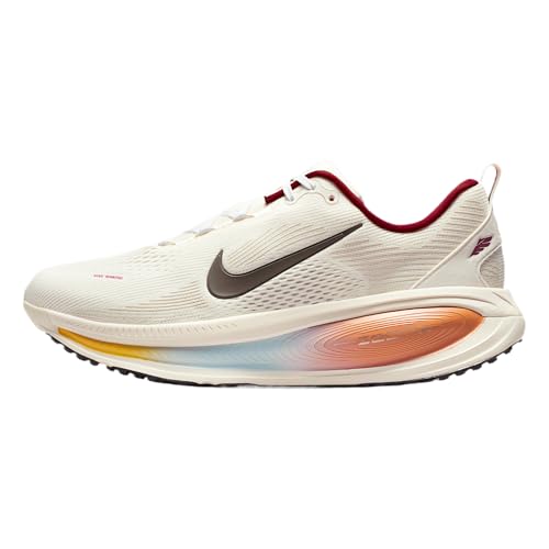 Nike Vomero 18 Men's Road Running Shoes (White/Phantom/Team Crimson/Dark Hazel) Size 7