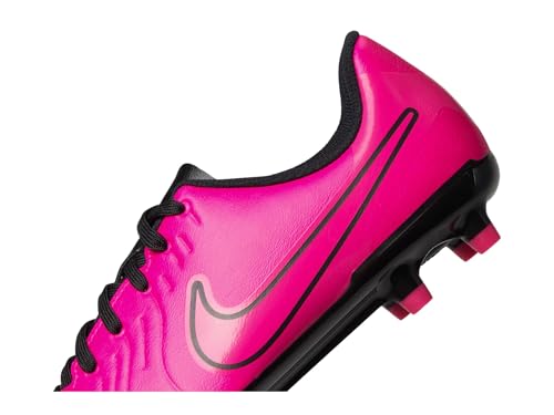 Nike Unisex Kid's Jr. Tiempo Legend 10 Club Multi-Ground Low-Top Soccer Cleats (Little Kid/Big Kid) Fierce Pink/Black 6 Medium