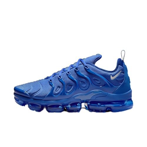 Nike Air Vapormax Plus Men's Shoes (HJ9148-480, Game Royal/Metallic Silver/White) Size 8