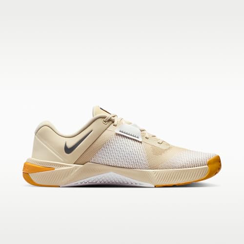 Nike Metcon 10 Men's Workout Shoes (Light Khaki/Gold Leaf/Iron Grey) Size 11.5