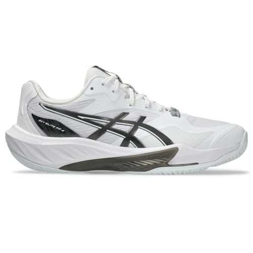 ASICS Men's Sky Elite FF 4 Volleyball Shoes, 9.5, White/Black