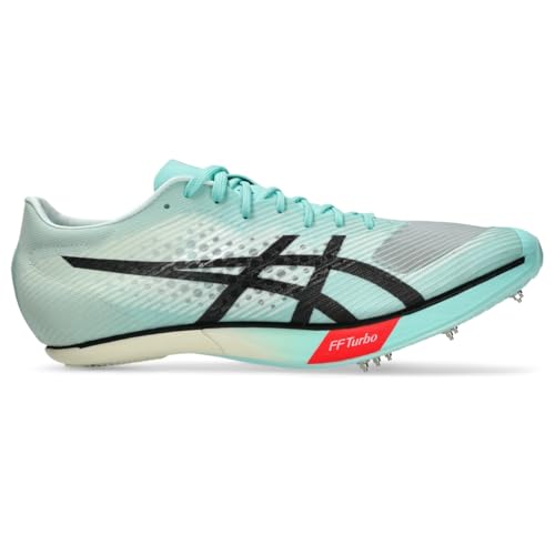 ASICS Unisex METASPEED SP Track&Field Shoes, 7M / 8.5W, Illuminate Mint/Black