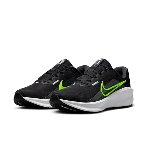 Nike Downshifter 13 Men's Road Running Shoes (FD6454-007, Black/Anthracite/White/Volt) Size 8