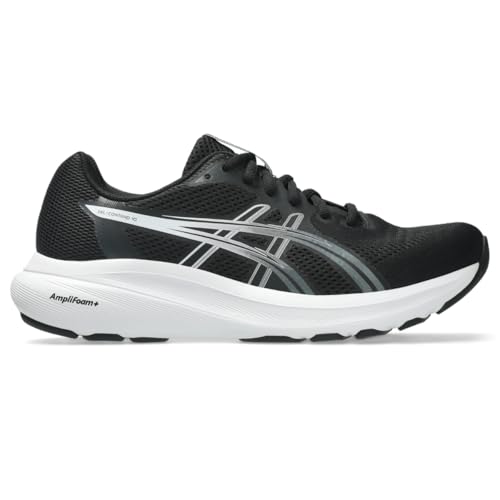 ASICS Women's Gel-Contend 10 Running Shoes, 7, Black/White