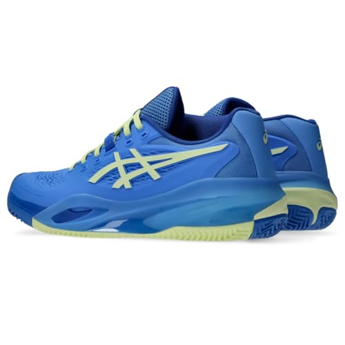 ASICS Women's Gel-Resolution X Clay, Blue Coast/Huddle Yellow, 7.5 Medium