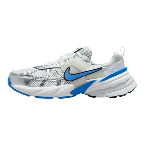 Nike V2K Run Women's Shoes (FD0736-110, White/Pure Platinum/Summit White/Light Photo Blue) Size 7.5