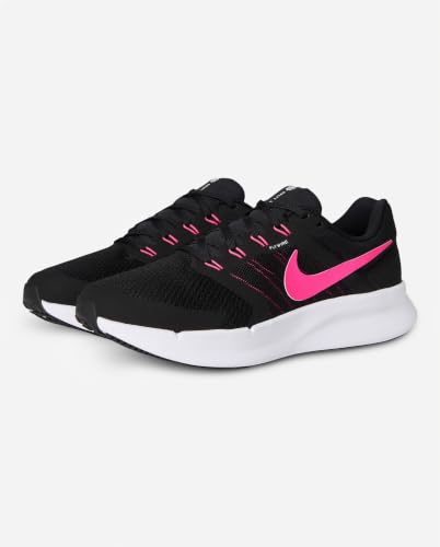 Nike Women's Run Swift 3 Road Running Shoes, Black/Hyper Pink-White, 7