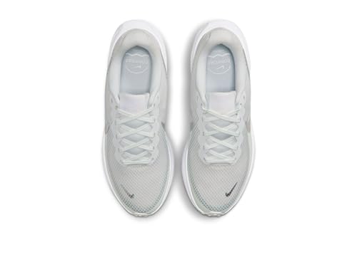Nike Women's Revolution 8 Road Running Shoes, Off White/Metallic Silver-Barely Green, 9