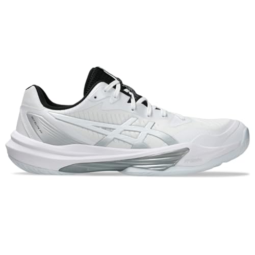 ASICS Men's Sky Elite FlyteFoam 3 Volleyball Shoes, 10, White/White