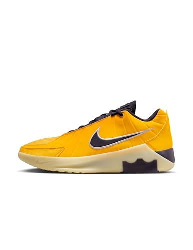 Nike Men's Lebron Witness IX Basketball Shoes Amarillo/Cave Purple-Soft Yellow-Lilac 13
