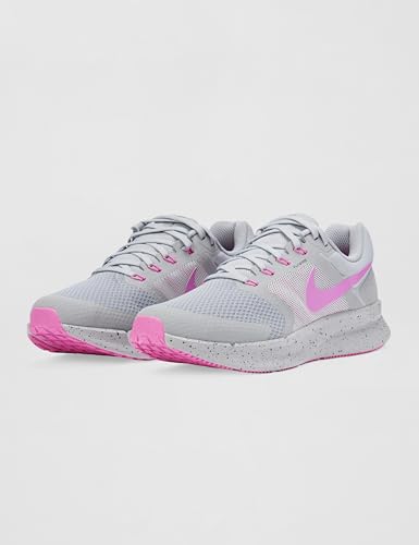 Nike Women's Run Swift 3 Road Running Shoes, Vast Grey/Playful Pink-Light Smoke Grey, 8