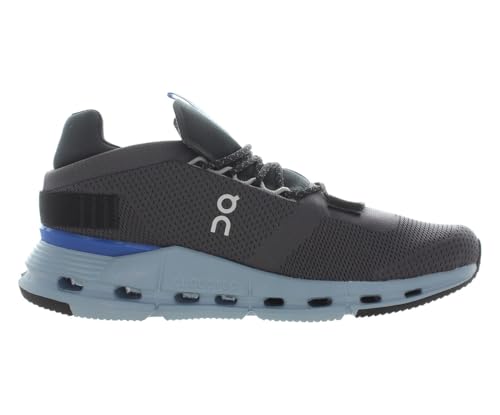 On Cloudnova Mens Shoes Size 8, Color: Eclipse/Chambray-Grey