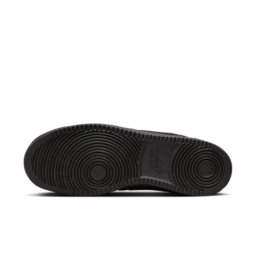 Nike Men's Court Vision Low Next Nature Shoes, Black/Black-Black, 10