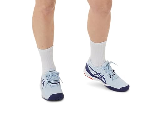 ASICS Women's Gel-Resolution 8 Tennis Shoes, 8.5, Soft Sky/Dive Blue