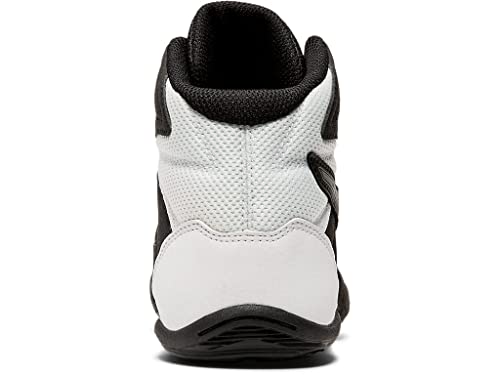 ASICS Kid's Matflex 6 Grade School Wrestling Shoes, 2 Big Kid, BLACK/SILVER