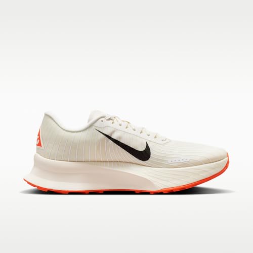 Nike ACG Ultrafly Trail Racing Shoes (Sail/White/Safety Orange/Black) Size 8