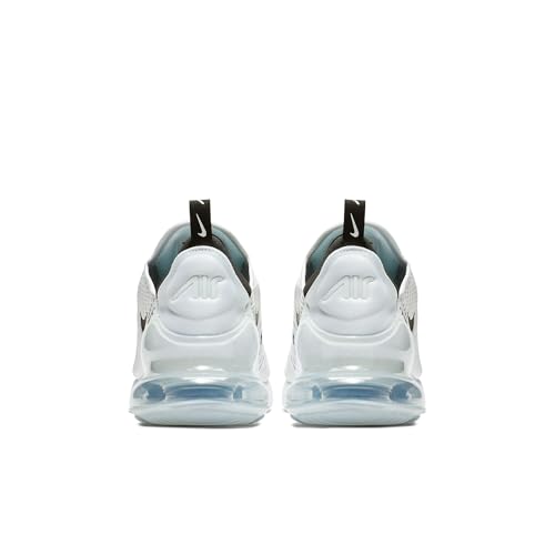 Nike Men's Air Max 270 Shoes, White/Black-White, 8