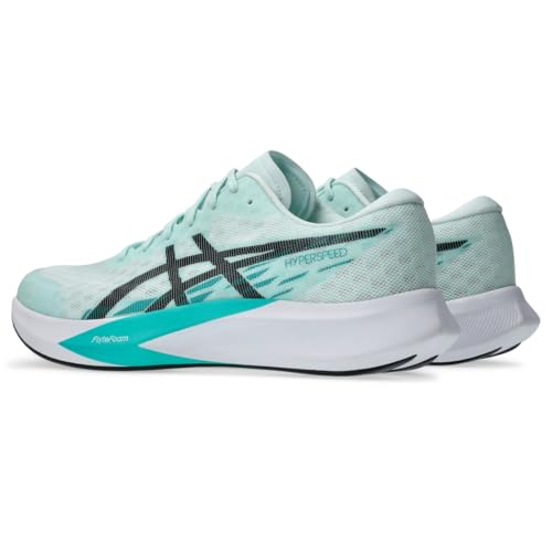 ASICS Men's Hyper Speed 4 Running Shoes, 11.5, Soothing SEA/Black