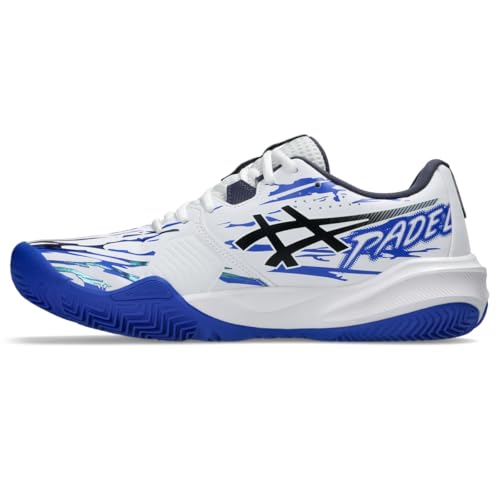 ASICS Men's Gel-Challenger 15 Padel L.E. Tennis Shoes, 9, White/Indigo Fog