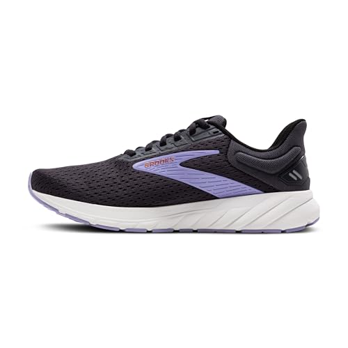 Brooks Women’s Anthem 6 Neutral Running Shoe - Ebony/Lavender/Copper - 6 Medium
