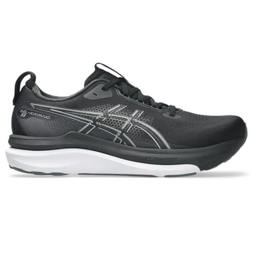 ASICS Men's Gel-Kayano 33 Running Shoes, 9, Black/White