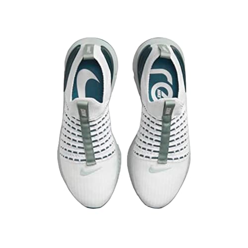 Nike Women's React Phantom Run Fk 2 Shoes, Platinum Tint Dark Teal Green, 8