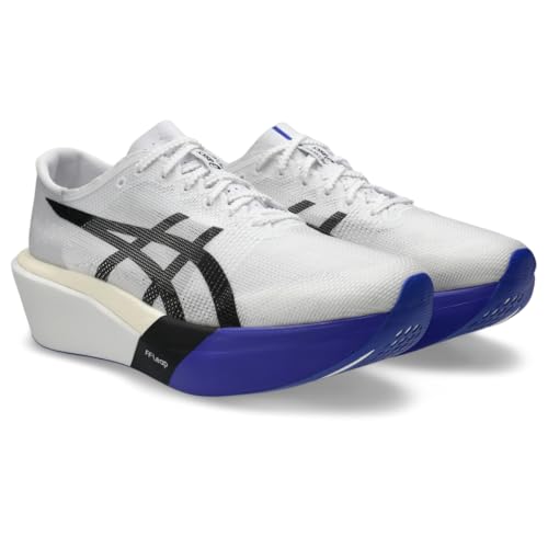 ASICS Unisex METASPEED Sky Tokyo Running Shoes, 9M / 10.5W, White/Cobalt Burst