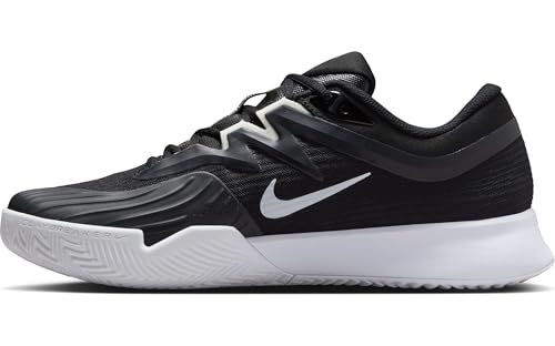 NIKE Men's Vapor Pro 3 Men s Clay CoSneaker, Black White, 11 US