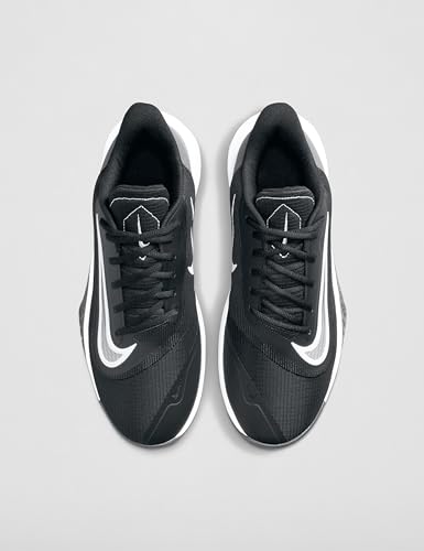 Nike Men's Precision 7 Basketball Shoes, Black/White-Iron Grey-Smoke Grey, 10.5