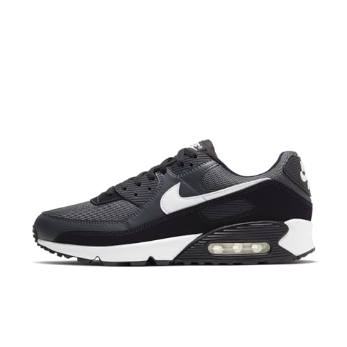 Nike Air Max 90, Men's Running Shoes, Iron Grey/White/Dk Smoke Grey/Black