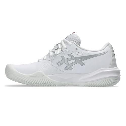 ASICS Women's Gel-Challenger 15 Clay Trainers, White Pure Silver, 10 US