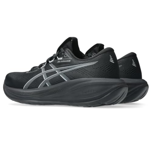 ASICS Women's Gel-Cumulus 28 Running Shoes, 10.5, Black/Carrier Grey