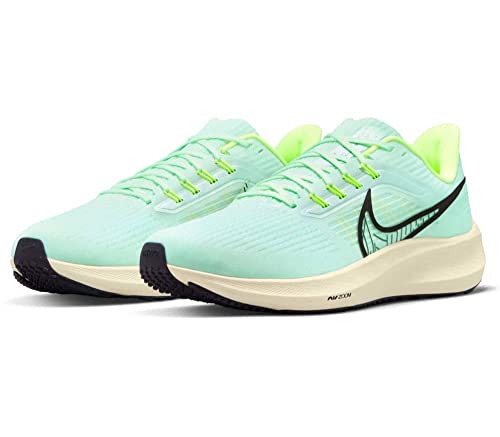 Nike Men's Air Zoom Pegasus 39 Sneaker, Barely Green/Cave Purple/Mint Foam/Volt, 7 UK