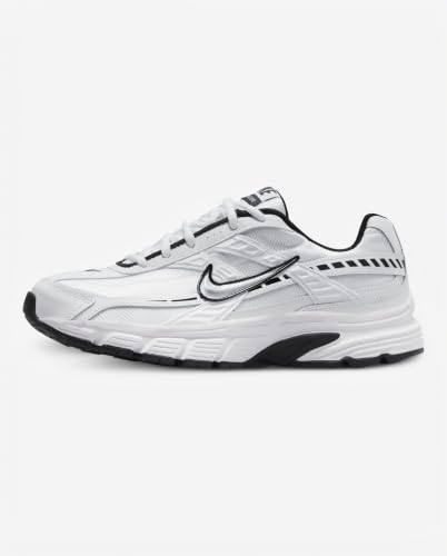 Nike Women's Initiator Shoes, White/Metallic Silver-White-Black, 8