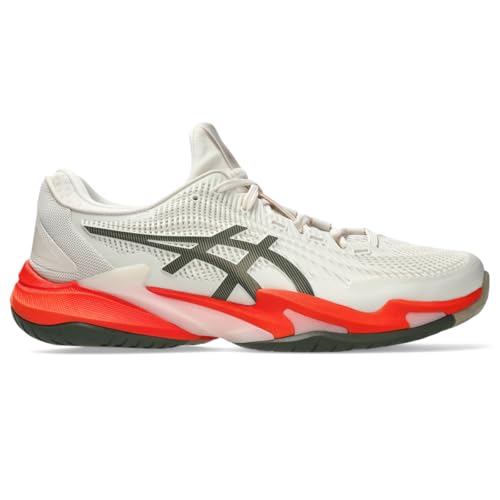 ASICS Men's Court FF 3 Tennis Shoes, 9, Soft Oat/Vintage Khaki