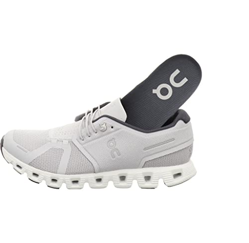 On Men's Cloud 5 Sneakers, Glacier/White, 8 Medium US