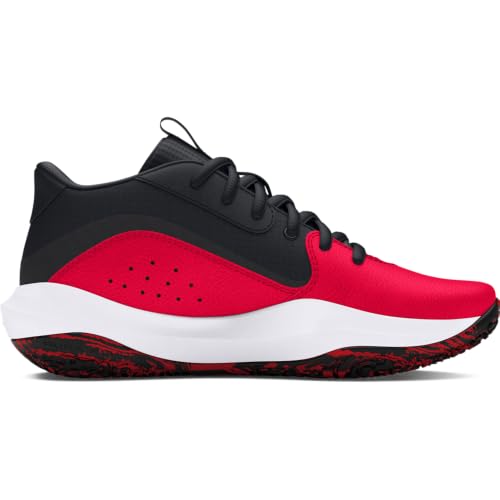 Under Armour Unisex Grade School Lockdown 7, (600) Red/Black/White, 4.5, US
