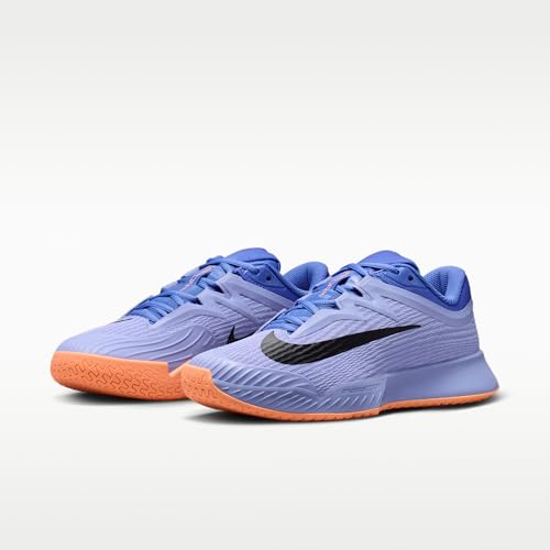Nike Vapor Pro 3 Women's Hard Court Tennis Shoes (Light Thistle/Sapphire/Orange Pulse/Black) Size 9