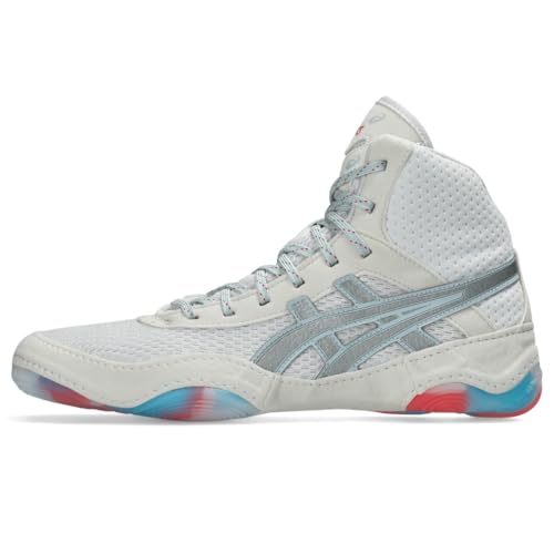 ASICS Women's MATBLAZER Wrestling Shoes, 9.5, White/Pure Silver