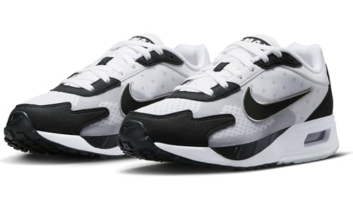 Nike Men's Air Max Solo Sneaker, White Black Pure Platinum, 9.5 US