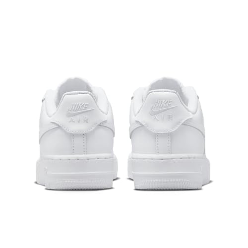 Nike Air Force 1 Le Big Kids Shoes Size-4, White/White-White-White