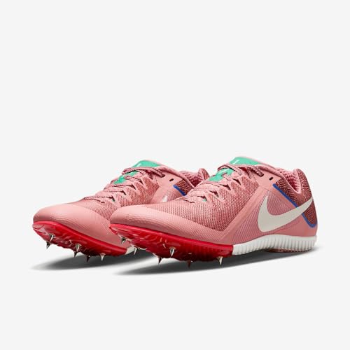 Nike Rival Multi Track & Field Multi-Event Spikes (HQ2062-600, Red Stardust/Malachite/University Red/Pale Ivory) Size 8.5