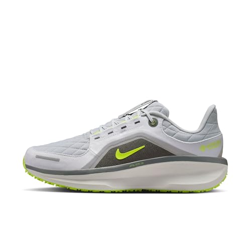 Nike Mens Air Winflo 11 GTX Running Shoes, LT SMOKE GREY/CYBER-PURE PLATINUM, 11 US