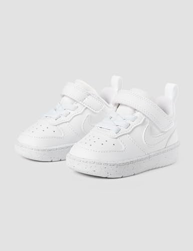 Nike Baby/Toddler Court Borough Low Recraft Shoes, White/White-White, 10C